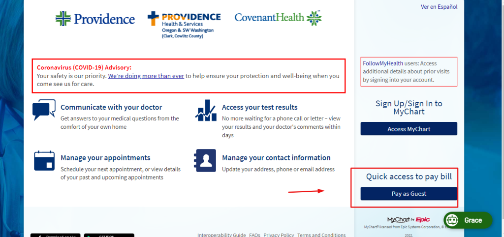 Providence Patient Portal